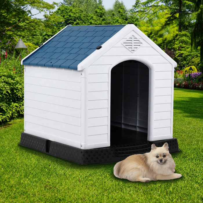 Tucker Murphy™ Pet Wyman White Plastic Insulated Dog House